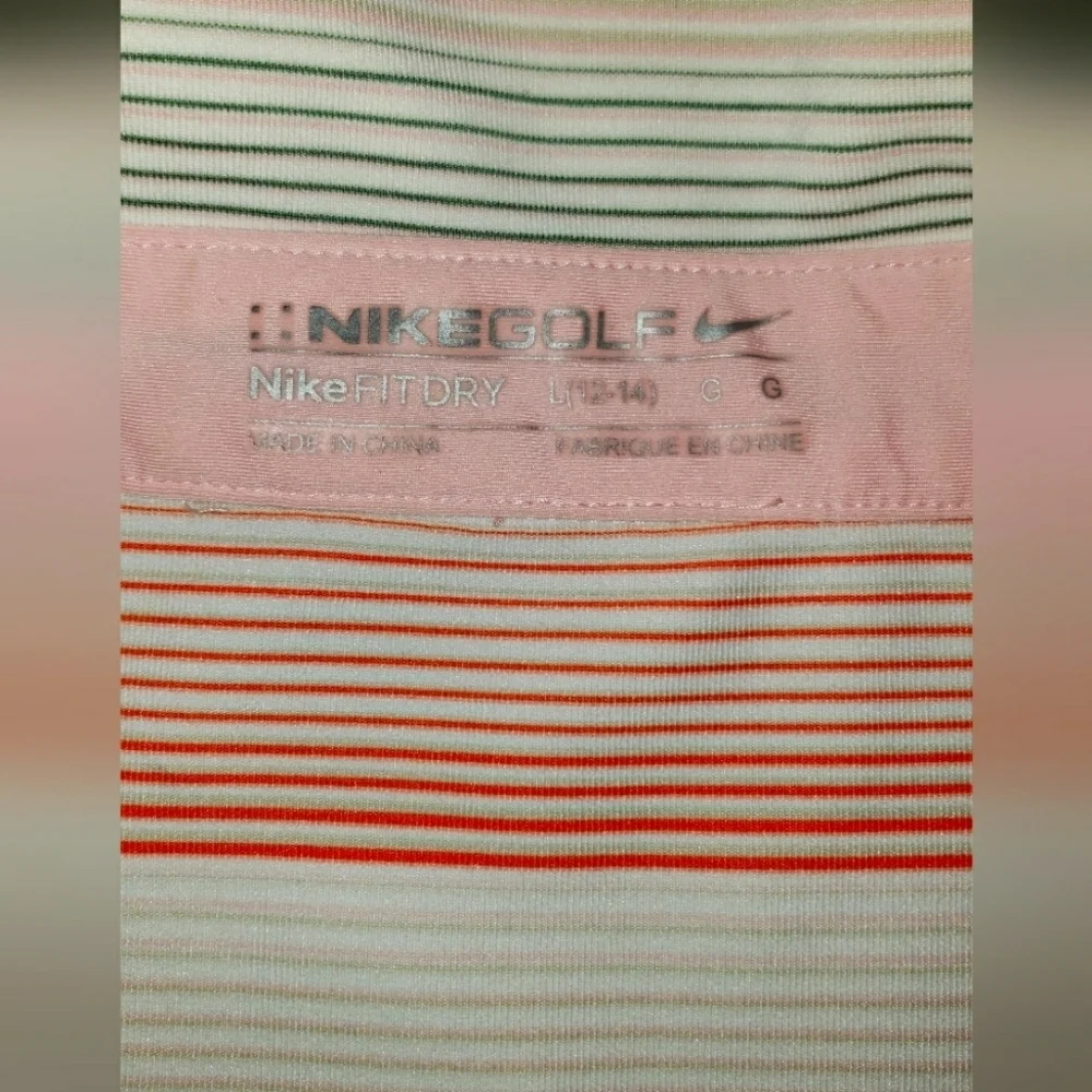 NIKE| Golf Striped Polo Tshirt
